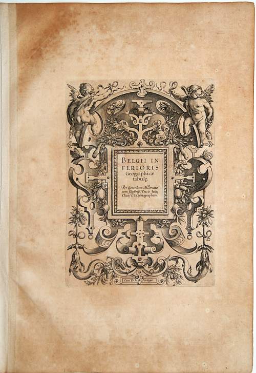 Old map by MERCATOR, G. -  Belgii Inferioris Geographicae Tabule..
