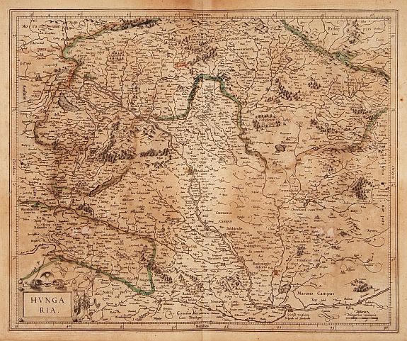 MERCATOR,G./ HONDIUS,J. - Hungaria.