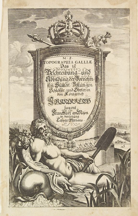 MERIAN Title page Topographia Galliae....