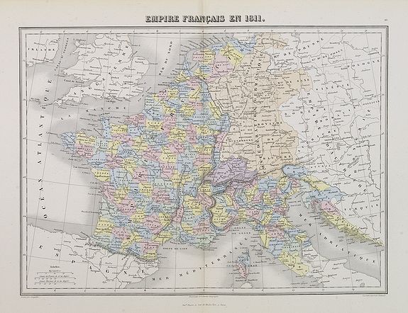 MIGEON, J. -  Empire Fran�ais en 1811.