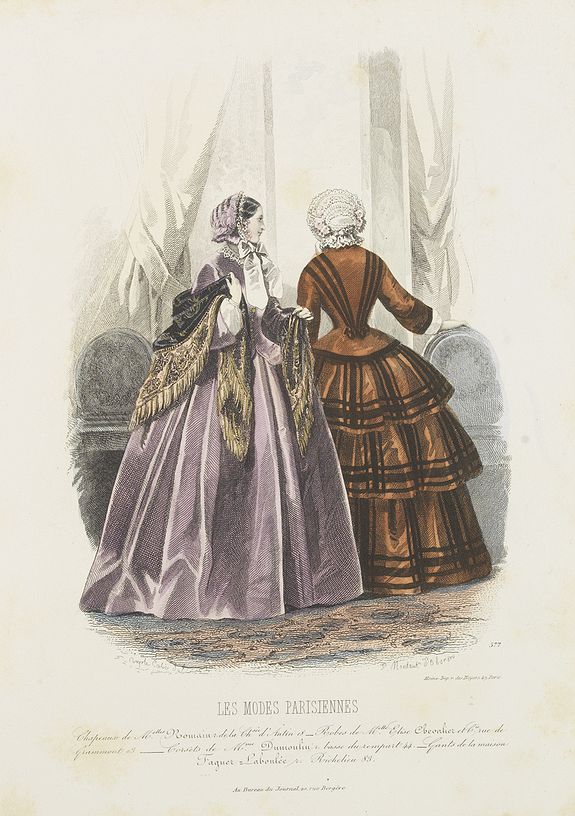 LES MODES PARISIENNES. - Paris fashion plate 577.