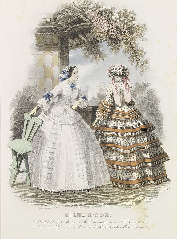 LES MODES PARISIENNES - Paris fashion plate. (653) - Paulus Swaen 15 LES MODES PARISIENNES - Paris fashion plate. (653) - Paulus Swaen 2