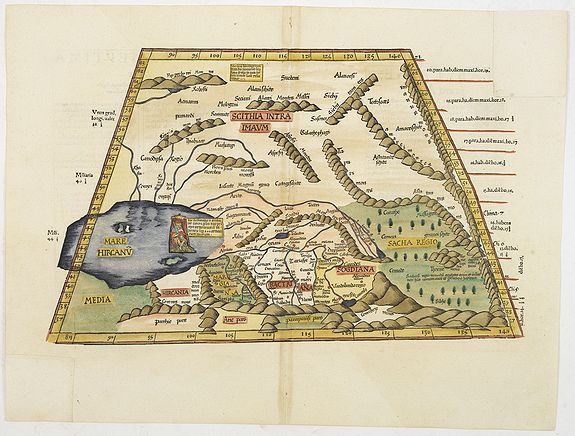 PTOLEMEE, C./TRECHSEL, G. - Tabula septima Asiae.
