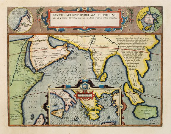 ORTELIUS, A.,  Erythraei Sive Rubri Maris Periplus., antique map, old maps