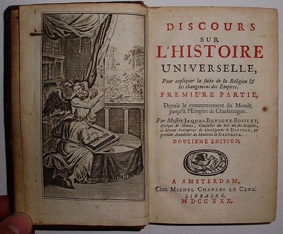 BOSSUET, J.B., Discours sur l?histoire universelle.., antique map, old maps