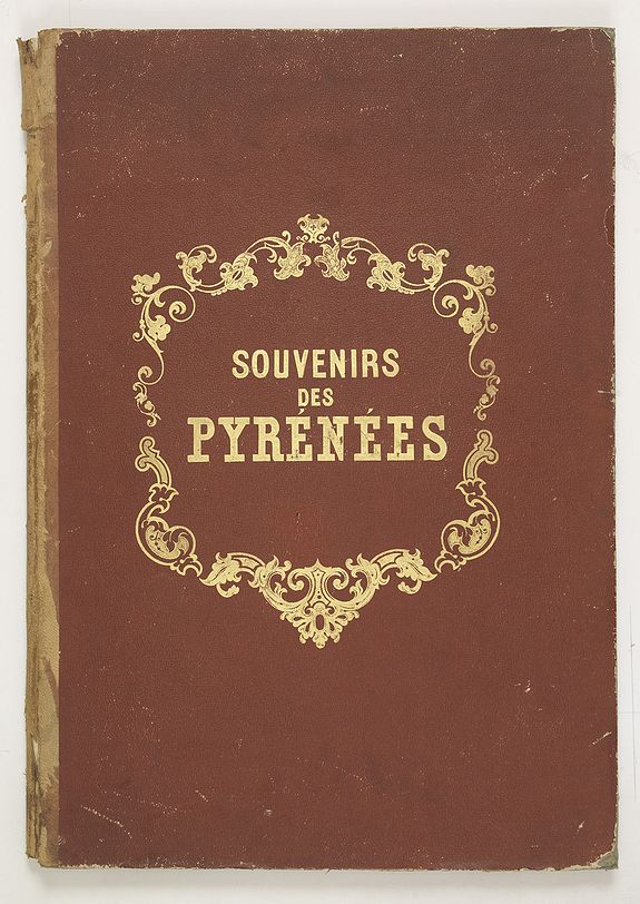 Old map by PETIT - Souvenirs des Pyrénées. Vues prises aux environs des eaux thermales de Bagnères-de-Bigorre, Bagnères-de-Luchon, Cauteretz, Saint-Sauveur, Barèges, Les-eaux-Bonnes, Les-Eaux-Chaudes & Pau.