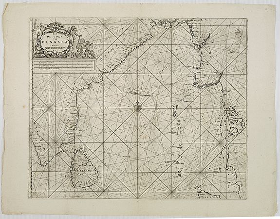 Old map by DONCKER - De golf van Bengalen.