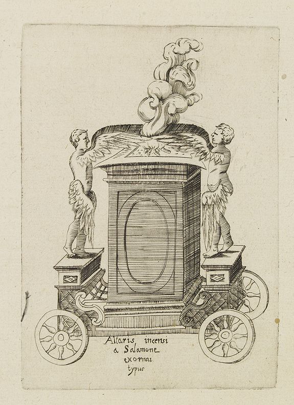 TORNIELLO, A,  [Altaris uncensi / the incense altar]., antique map, old maps
