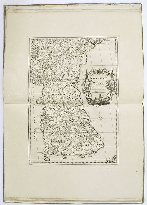 Old map by DU HALDE - Nouvel atlas de la Chine, de la Tartarie chinoise, et du Thibet.