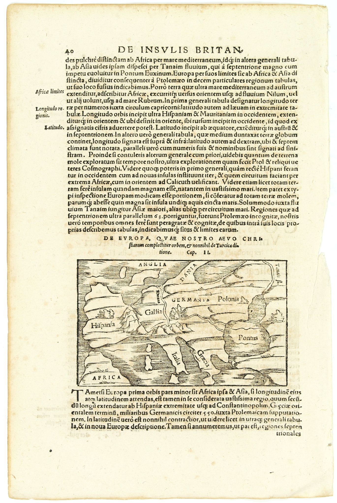 M�NSTER, S.,  [Europe], antique map, old maps