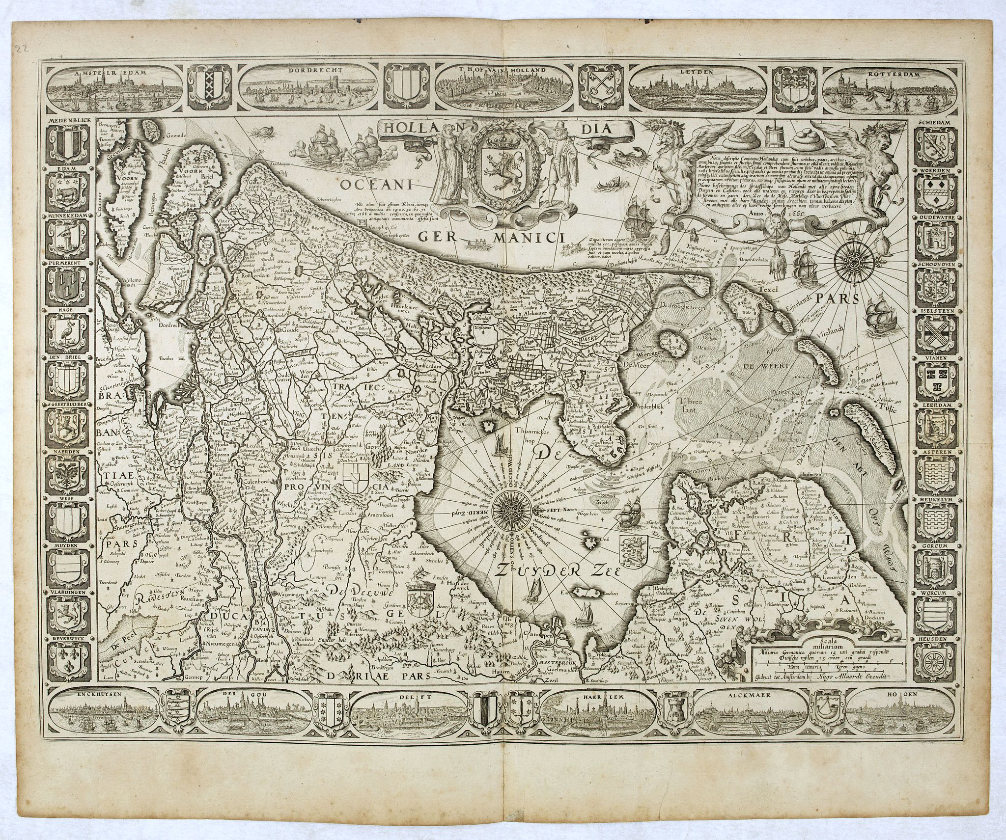 Old map by ALLARDT - Hollandia.