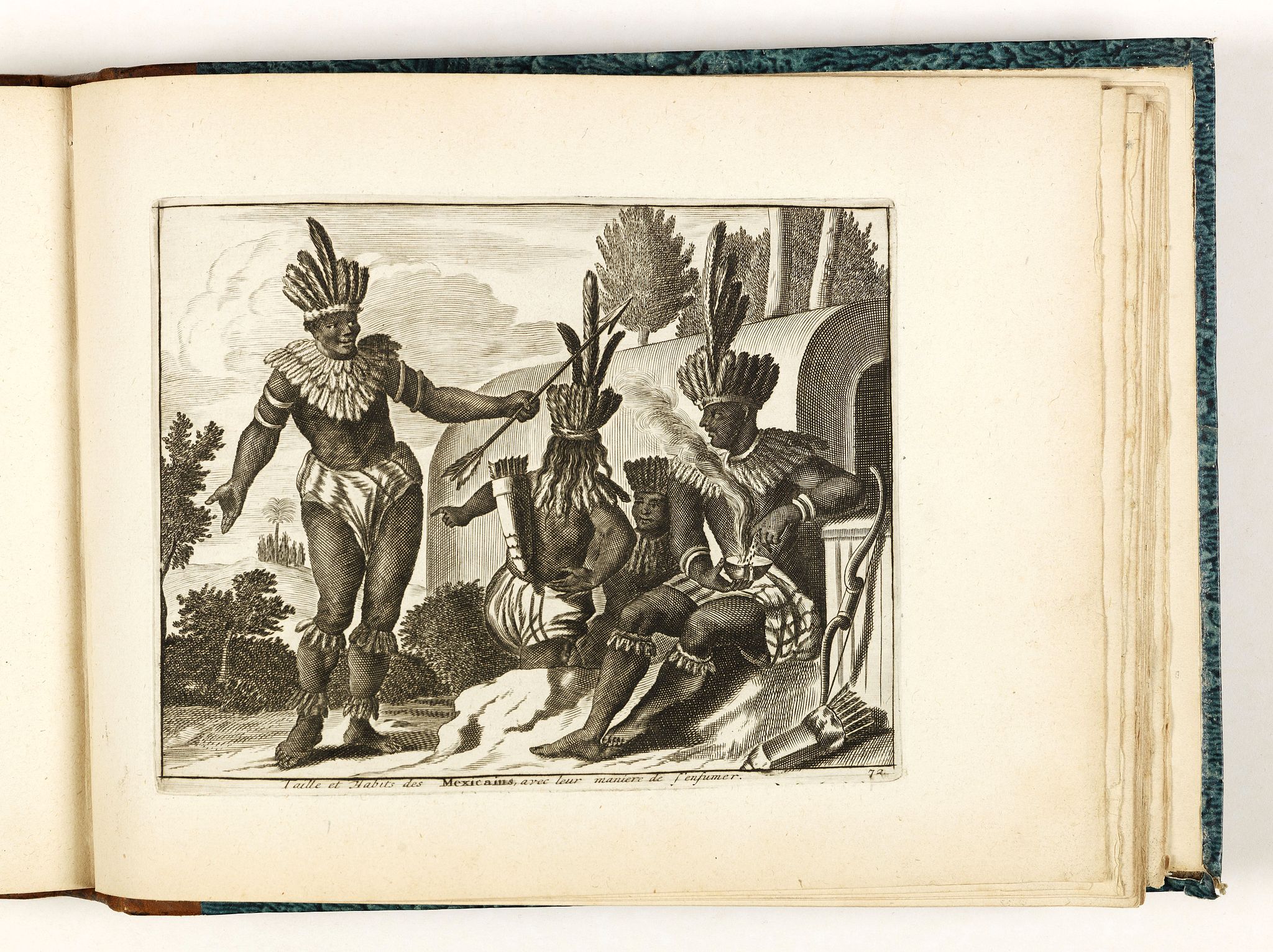 VAN DER AA, Pieter., Habillemens de plusieurs nations représentez au naturel, en cent trente-sept belles figures., antique map, old maps