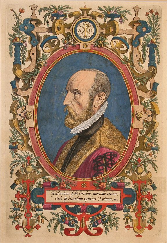 ORTELIUS,A., [The Portrait of Ortelius from his Theatrum Orbis Terrarum], antique map, old maps