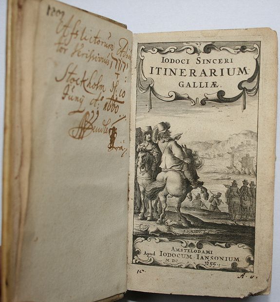 JANSSONIUS,J., Itinerarium Galliae., antique map, old maps