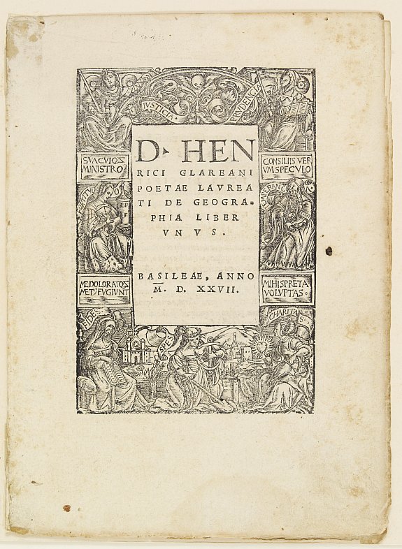 ANONYMOUS, Henrici Glareani..., antique map, old maps