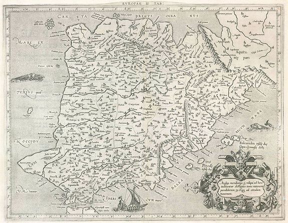 MERCATOR, G., Europae II Tab:, antique map, old maps