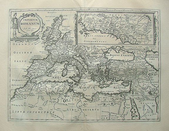 JANSSONIUS, J. / BRIET, Ph, Imperium Romanum. Auth. Phil. Briet e Societ Iesu., antique map, old maps
