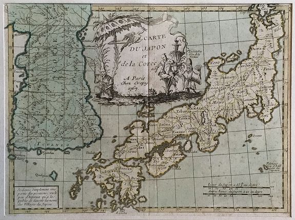 LE ROUGE, G., Carte du Japon et de la Korea., antique map, old maps