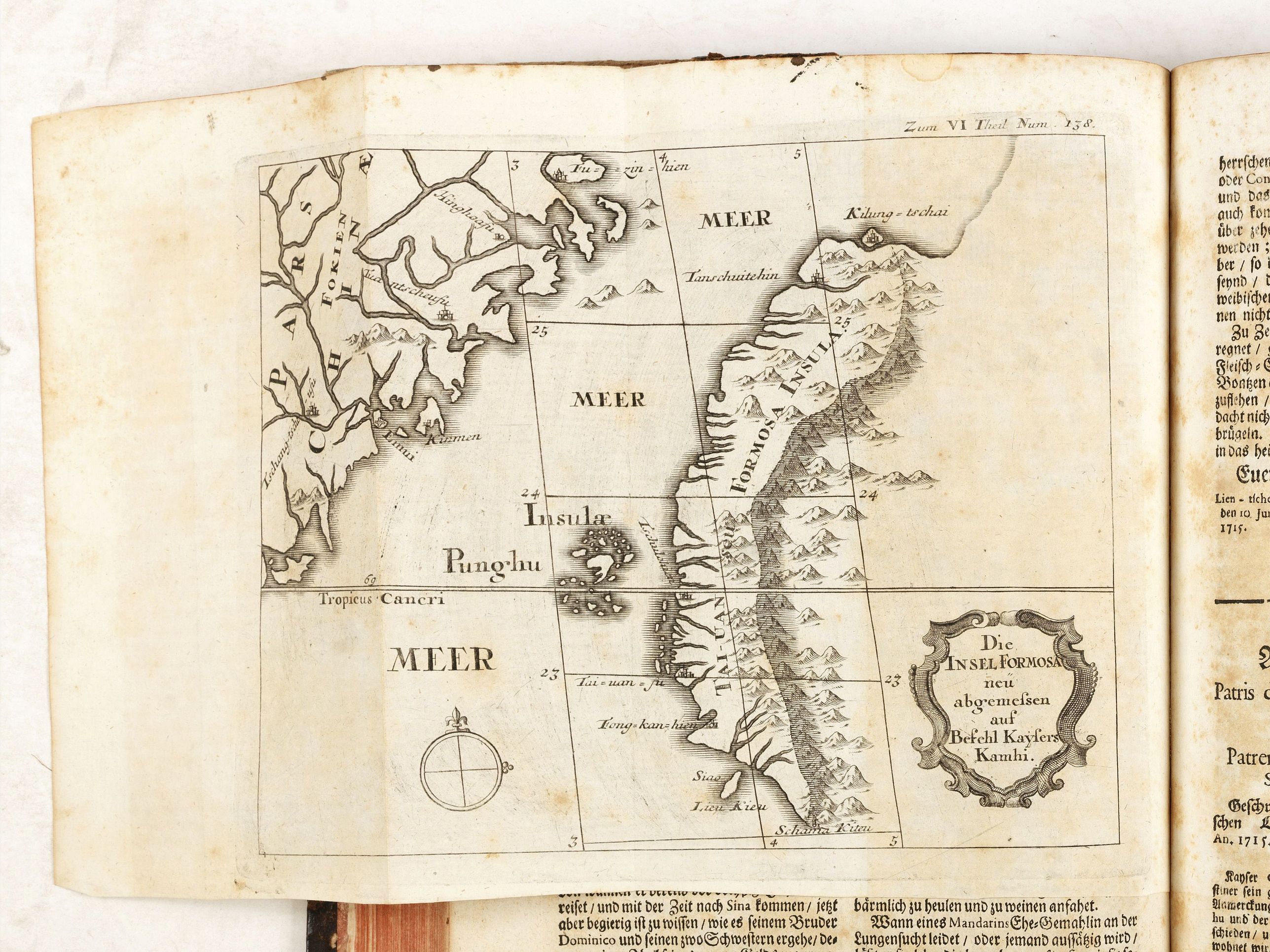 STOCKLEIN, J., Allerhand So Lehrals Geistreiche Brief, Schrifften. . ., antique map, old maps
