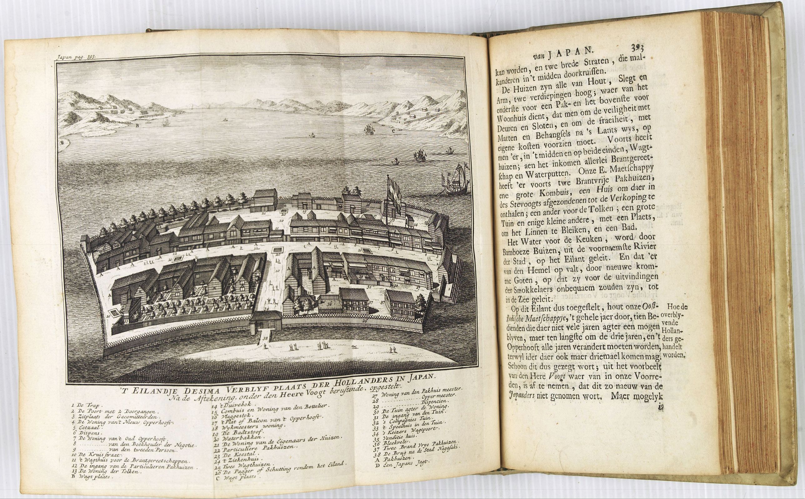 TIRION, I., Hedendaegsche Historie of tegenwoordige staet van alle volkeren 1 deel. (Volume 1 - China, Japan, Phillippines, Moluccas), antique map, old maps