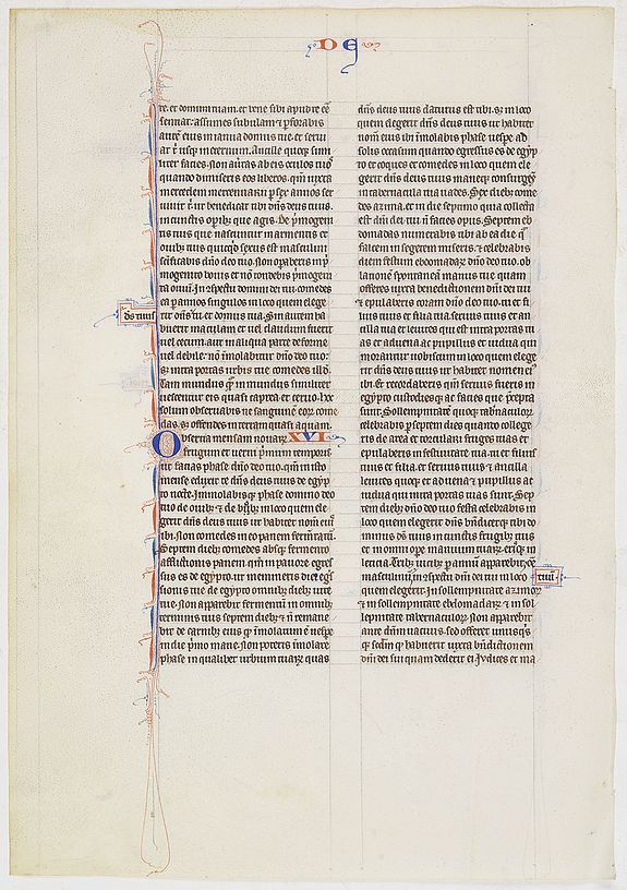 ANONYMOUS, Leaf from a manuscript Bible., antique map, old maps