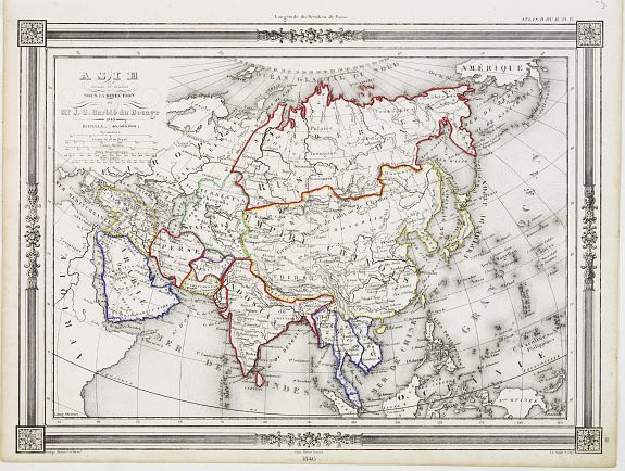 BASSET, Asie.., antique map, old maps