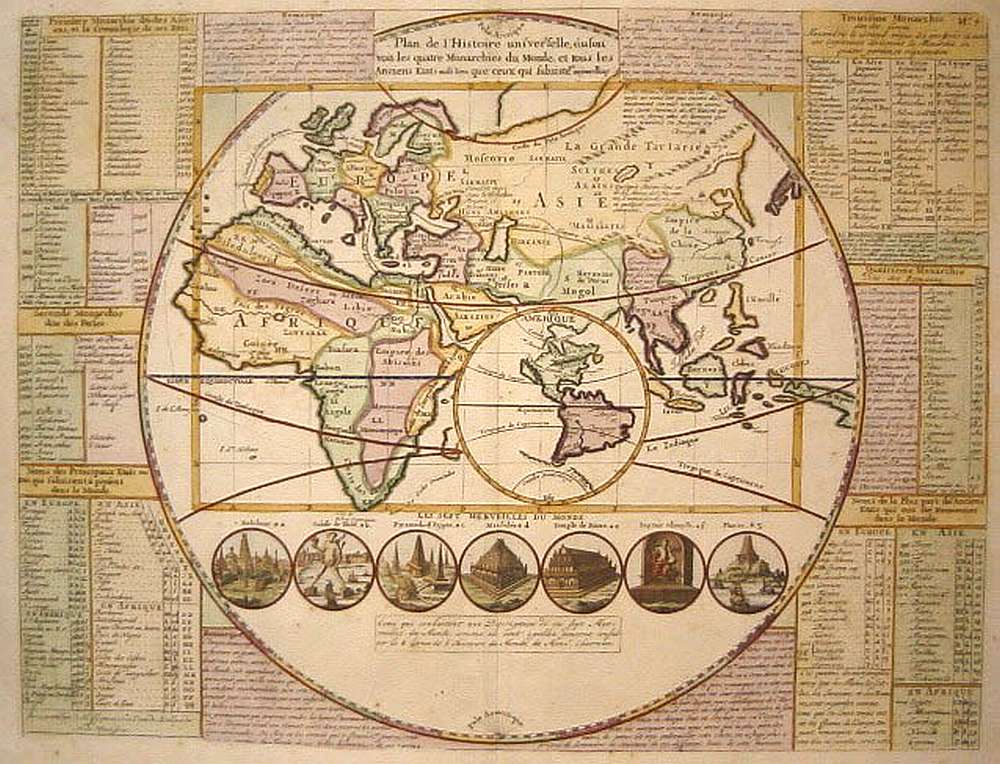 CHATELAIN,H., Plan de l'histoire universelle.., antique map, old maps