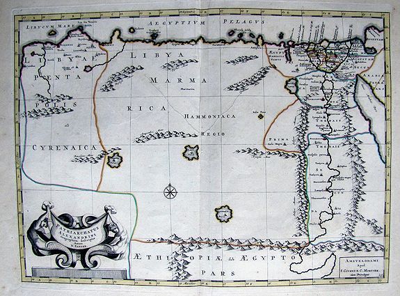 COVENS & MORTIER, PATRIARCHATUS ALEXANDRINI..., antique map, old maps