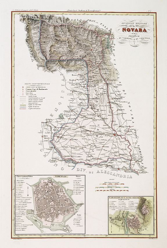 Novara+italy+map