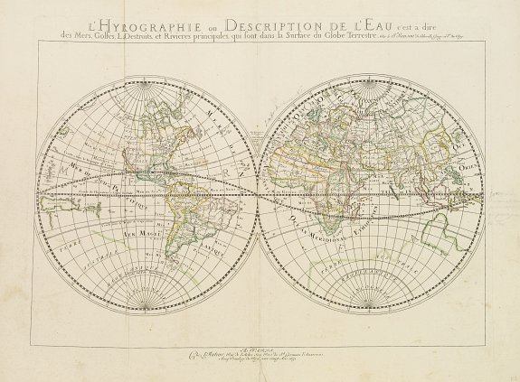 SANSON,N./ MARIETTE,P., L'Hydrographie ou Description de L'Eau.., antique map, old maps
