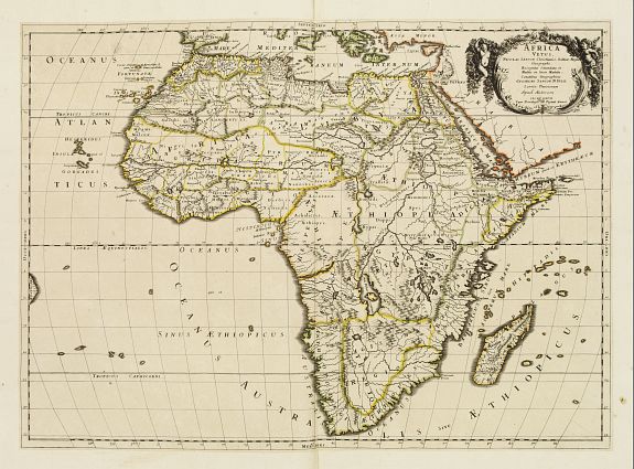 SANSON,N./ MARIETTE,P., Africa Vetus., antique map, old maps