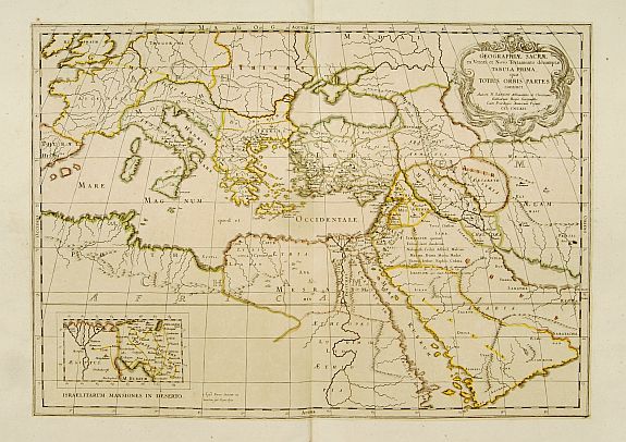 SANSON,N./ MARIETTE,P., Geographiae Sacrae .. Totius Orbis Partes.., antique map, old maps