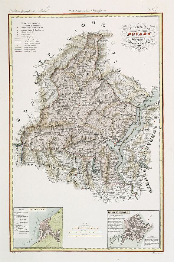Novara+italy+map