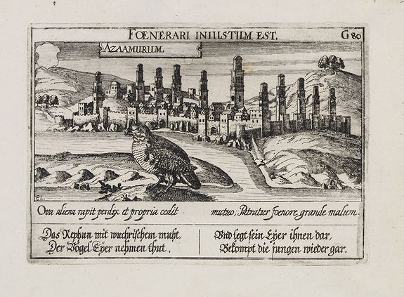 MEISNER, D., Azaamurum., antique map, old maps