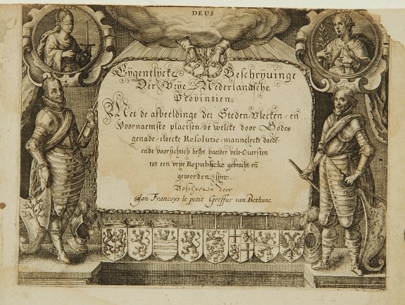 ANONYMOUS., Eygentlycte Bescryvinge .. provintien, antique map, old maps