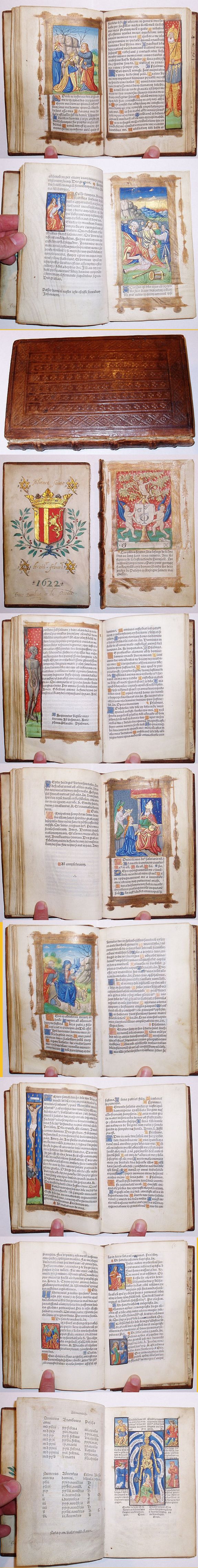 HARDOUYN,G., Horae Book of Hours use of Rome, antique map, old maps