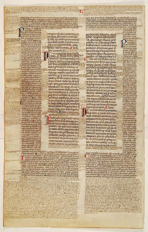 ANONYMOUS, Decretals of Gregorius IX, antique map, old maps