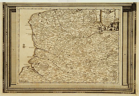 AA,P.v.d.,  Carte d'Artois, suivant les nouvelles observations.., antique map, old maps