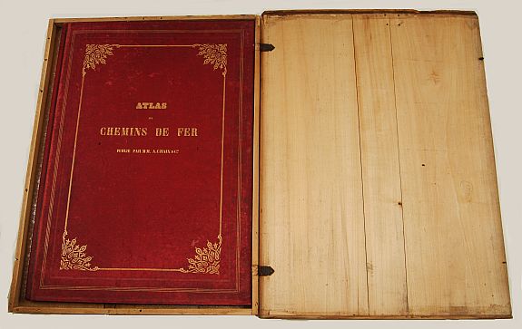 NAPOLÉON CHAIX., Atlas des Chemins de Fer., antique map, old maps