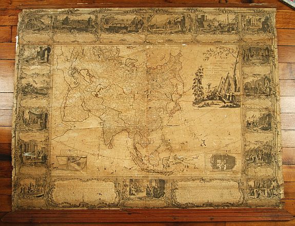 LONGCHAMP & JANVIER, L'Asie divissée en tous ses etats,.., antique map, old maps