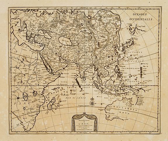 VAN DER AA,P., Nouvelle Carte de L'Asie., antique map, old maps