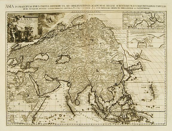 VAN DER AA, P., Asia in Praecipuas Ipsius partes distributa ad observationes, antique map, old maps