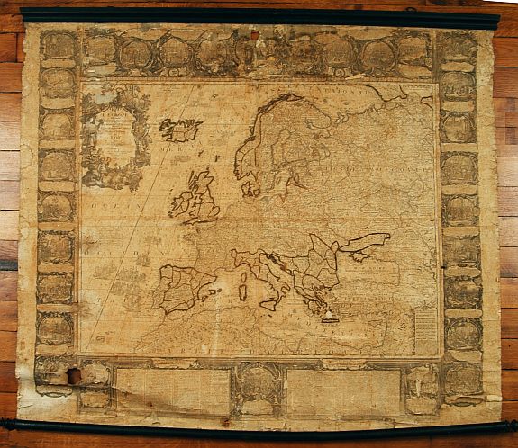 NOLIN,J.B./ CREPY, L'Europe dressé sur les nouvelles.., antique map, old maps