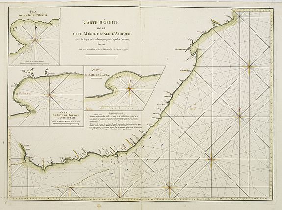 D'APRES DE MANNEVILLETTE., Carte Réduite de l'Océan Orientale qui Contient la Côte d'Afrique, Avec l'Isle Madagascar et les Isles adjacentes., antique map, old maps