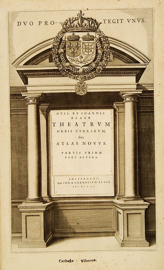 BLAEU, J. / C., (Title page) Teatrum Orbis Terrarum., antique map, old maps