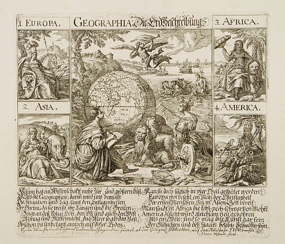 MEYER, J.,  [Title page] Geographia Die Erd Beschreibung., antique map, old maps