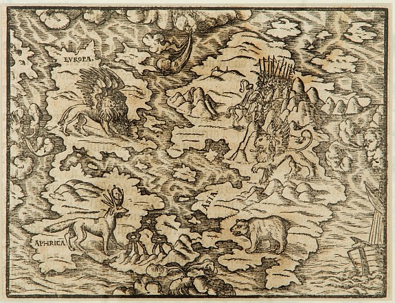 LUFT,H. after, [No title] Daniel's Dream Map., antique map, old maps