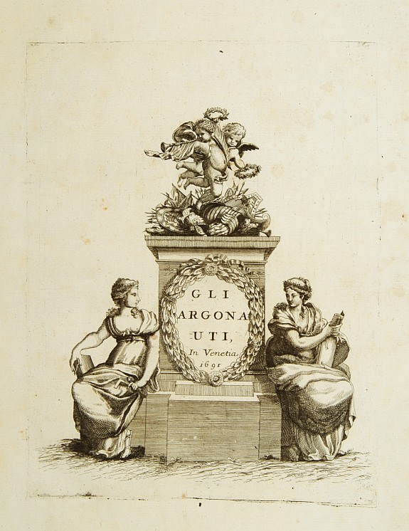 CORONELLI, V.M.,  [Title page] Gli Argonauti In Venetia 1691, antique map, old maps