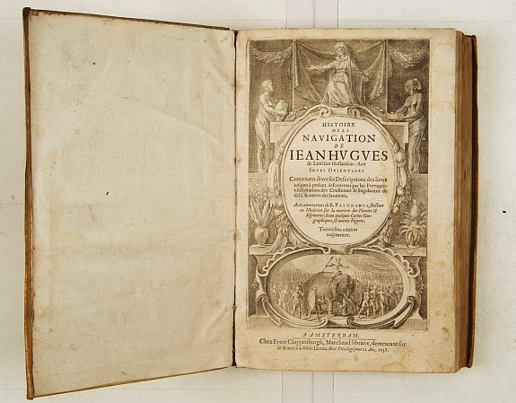 LINSCHOTEN, J.H. VAN, Histoire de la navigation.. aux Indes Orientales.., antique map, old maps