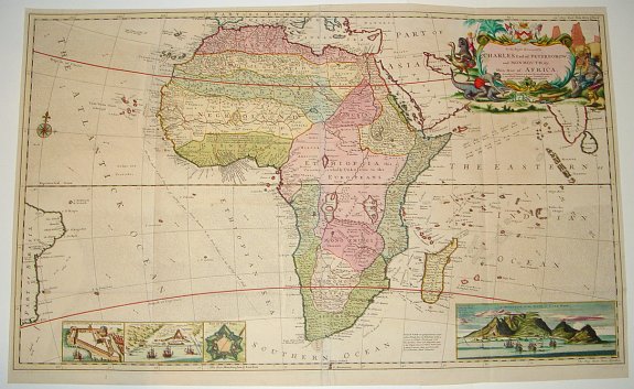 H. MOLL, To the right...This Map of Africa., antique map, old maps